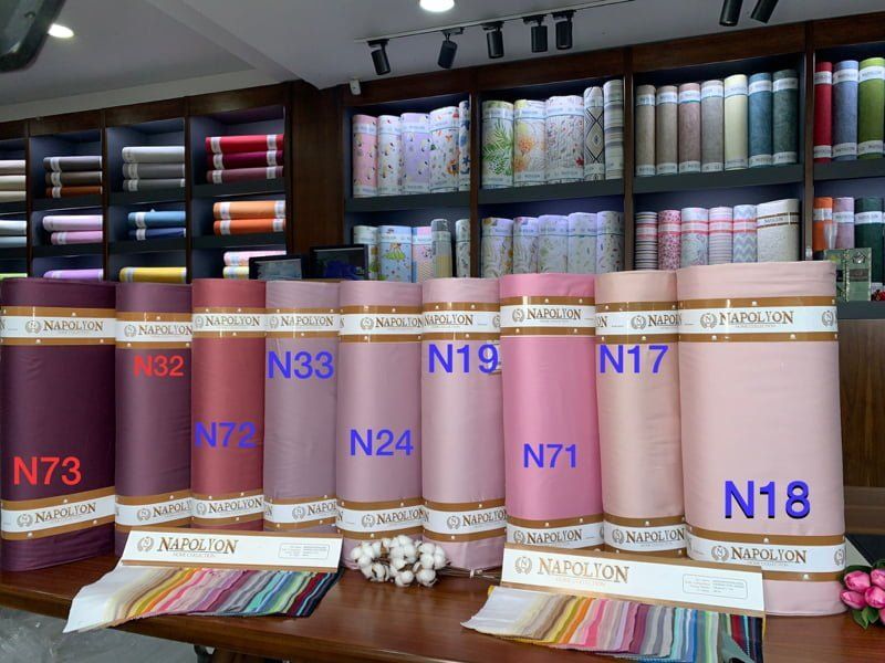 Pamut szatén egyszínű anyag 240cm (választható szín) 