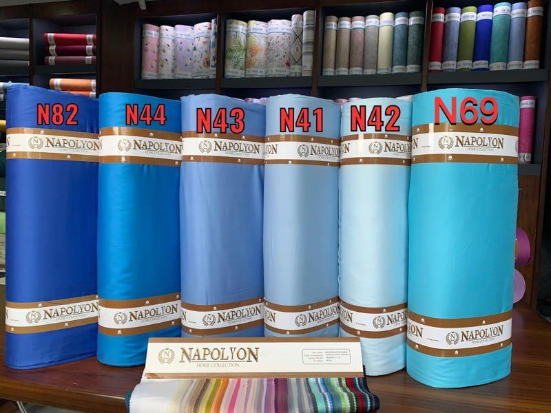 Pamut szatén egyszínű anyag 240cm (választható szín) 