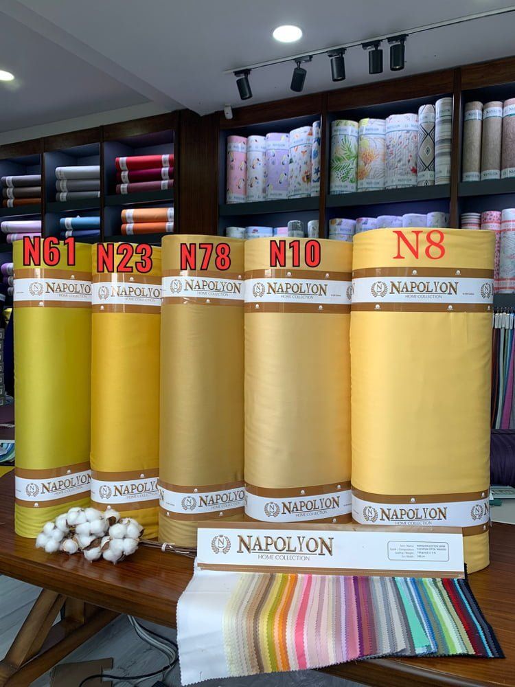 Pamut szatén egyszínű anyag 240cm (választható szín) 