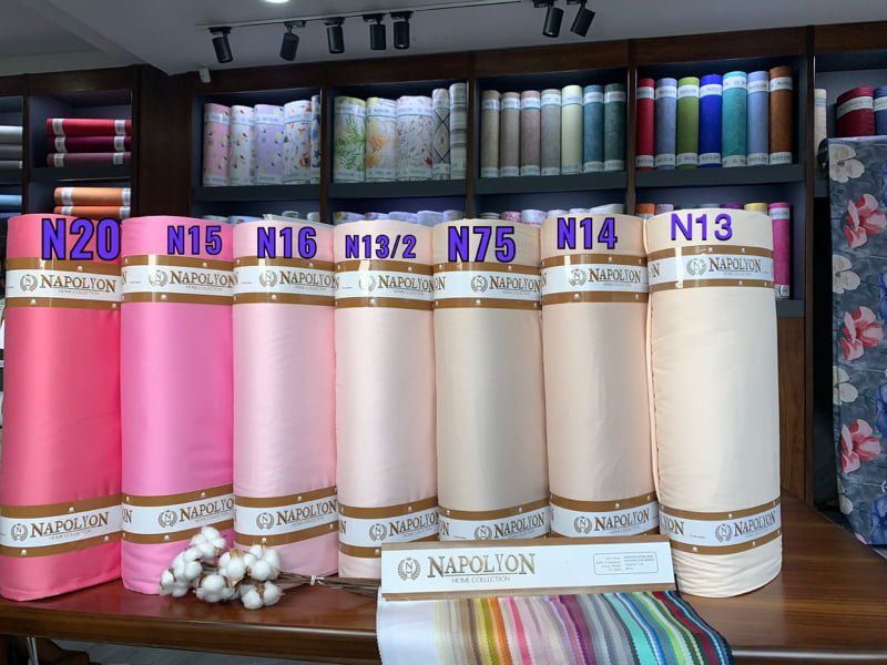 Pamut szatén egyszínű anyag 240cm (választható szín) 