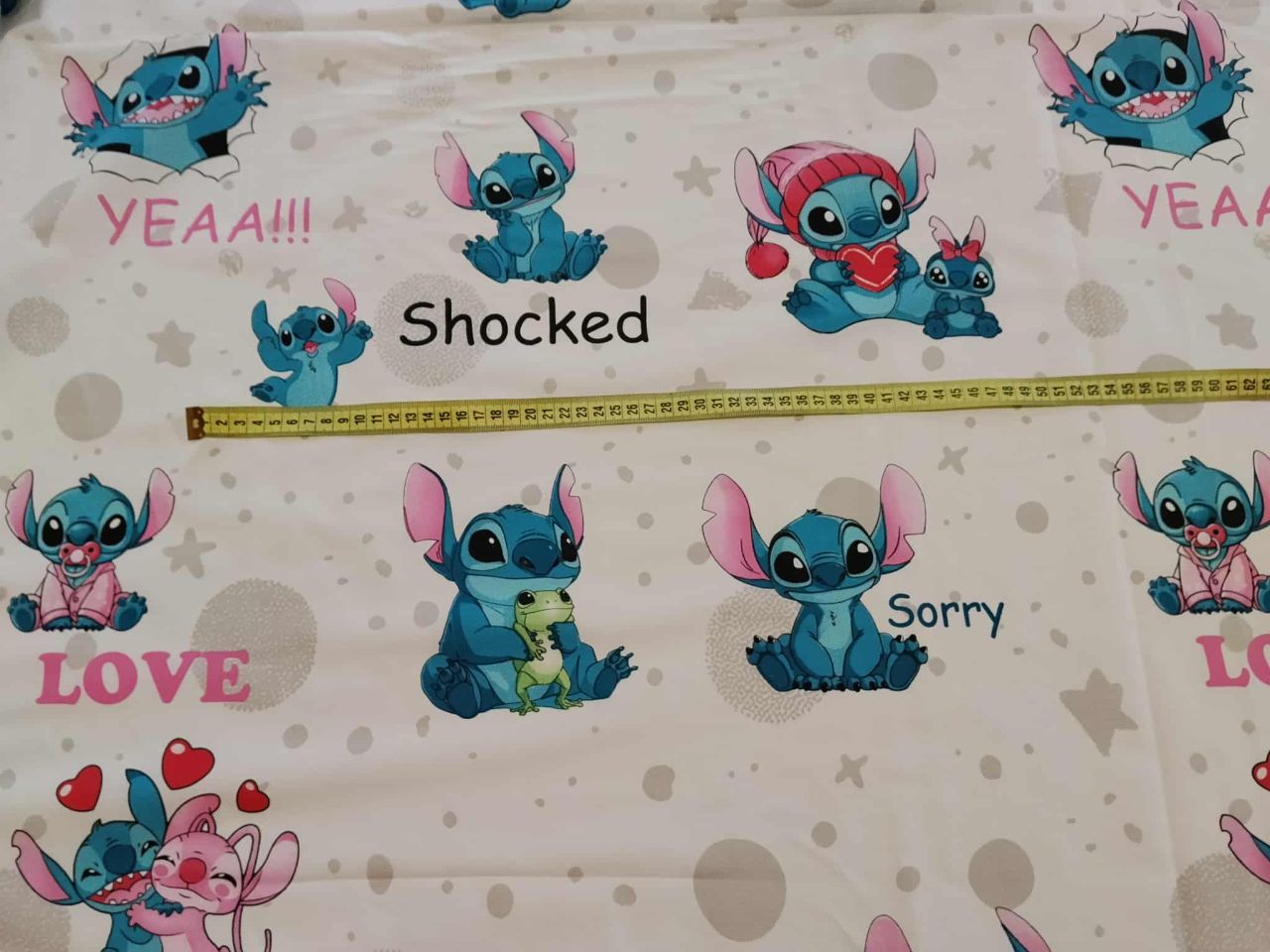 Gyerek pamut ágyneműhuzat Stitch - új Gyerek pamut ágyneműhuzat Stitch - új
