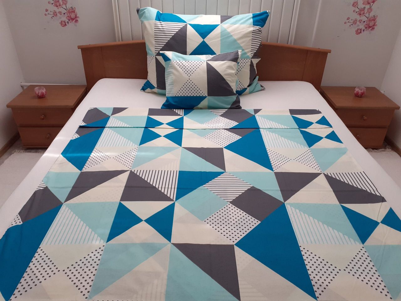 3 részes pamut ágyneműhuzat garnitúra PE049