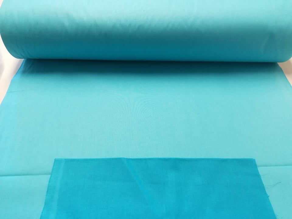 3 részes pamut - szatén jellegű ágyneműhuzat garnitúra világos türkiz