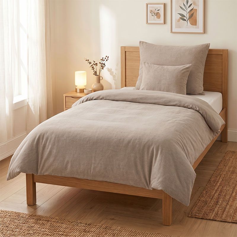 Flanel dupla paplanhuzat 220x200cm homok