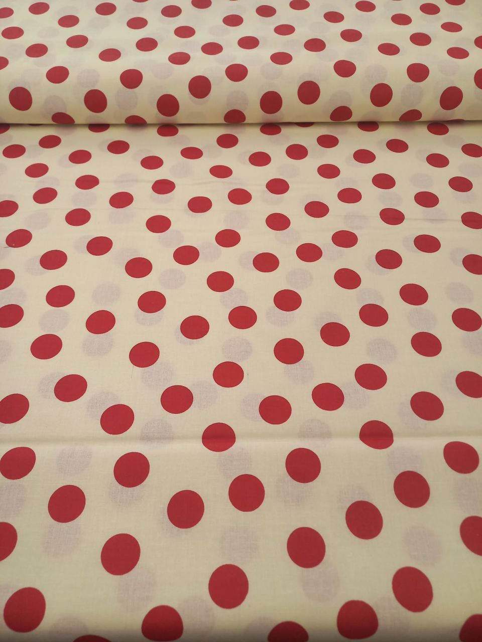 Pamut párnahuzat 70x90cm krém - piros