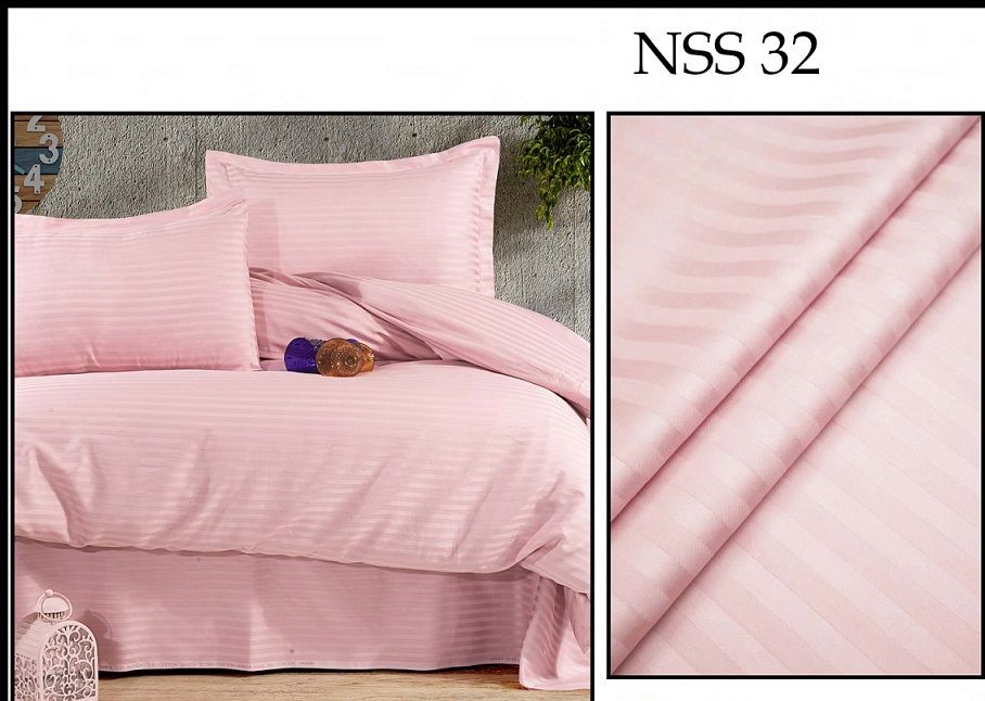 Pamut szatén 2cm csíkos anyag 240cm - 32 rózsaszín Pamut szatén 2cm csíkos anyag 240cm - 32 rózsaszín